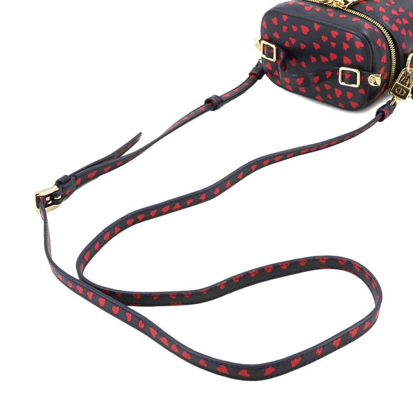 Christian Dior Lady Micro Vanity 2way Hand Shoulder Bag Heart Pattern Leather... - Picture 5 of 9